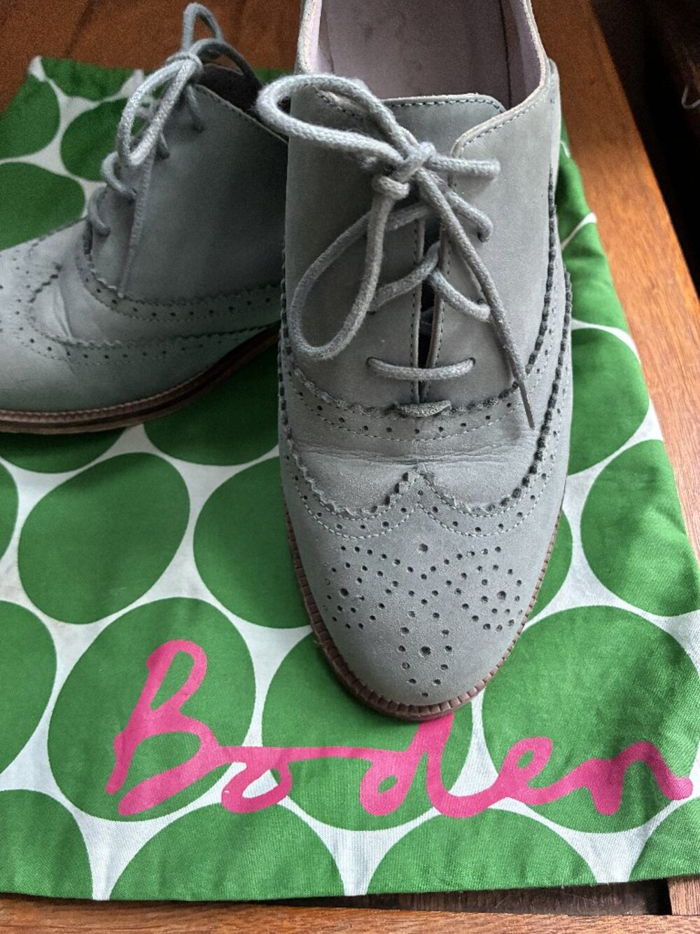 Boden Oxford Wingtips Brogues Teal US6.5/EU37
